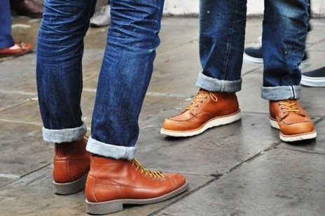 зимняя обувь под мужские джинсы
