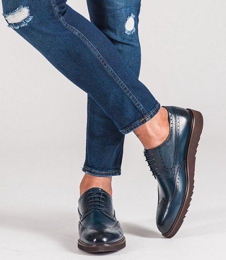 обувь под укороченные джинсы мужские